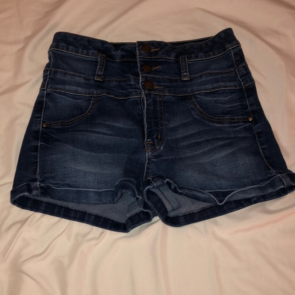 High waisted shorts